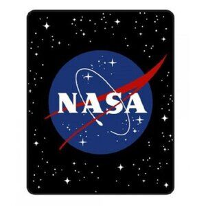 New NASA Space Program Astronaut Plush Fleece Gift Throw Blanket Buzz Aldrin NIP